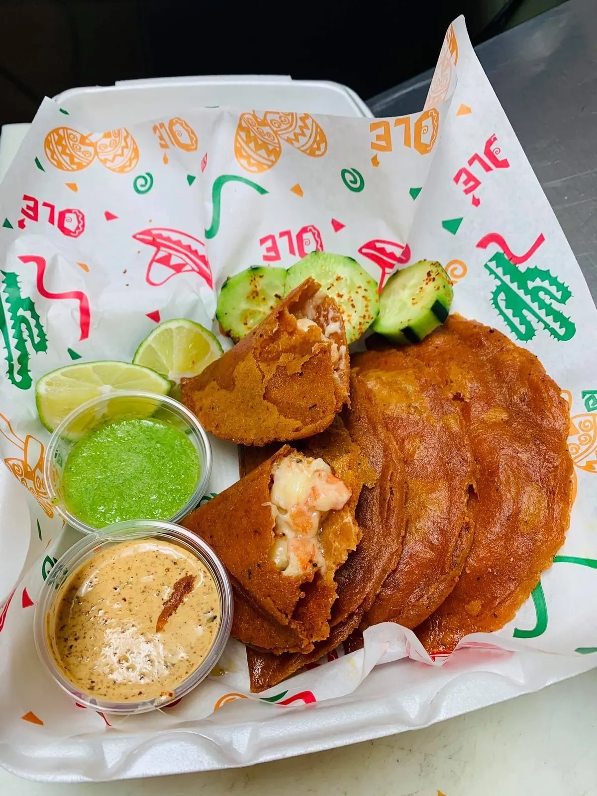 Birria tostadas with consommé