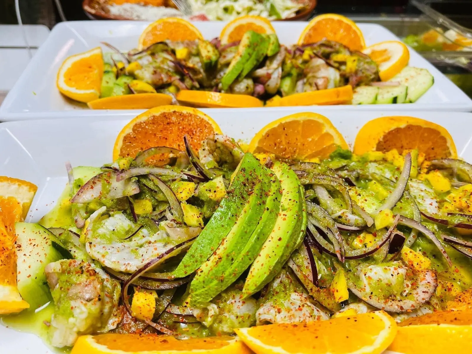 Street tacos with avocado